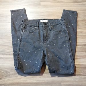 Madewell 10" hi rise skinny jeans